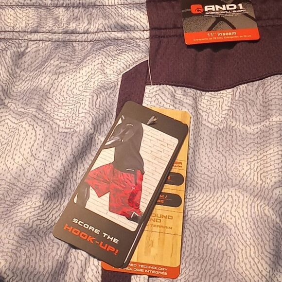 Mens "Flash Cut" Basketball Shorts Active Sports Activewear Size 2XL - Picture 5 of 5